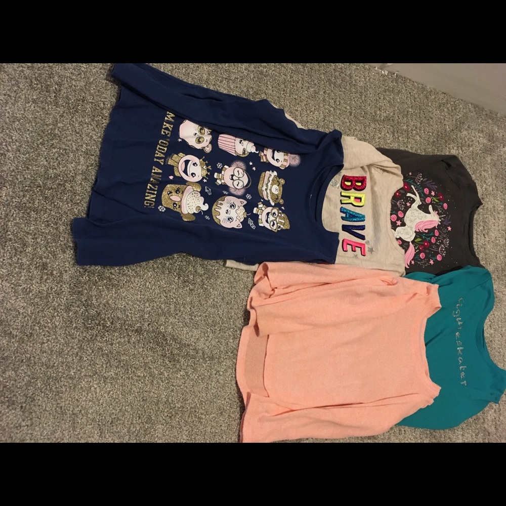 Girls long sleeve bundle size 5